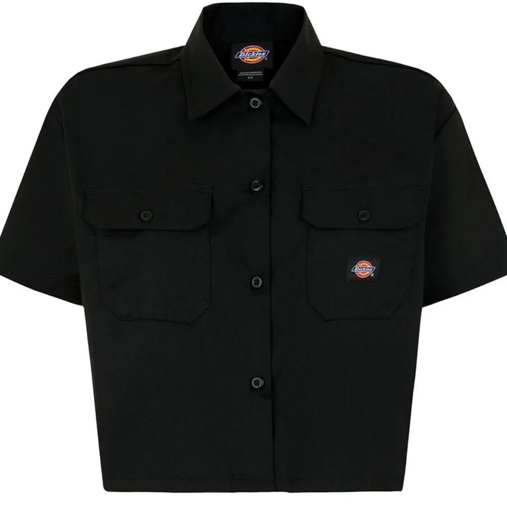 Dickies women cropped utility shirt